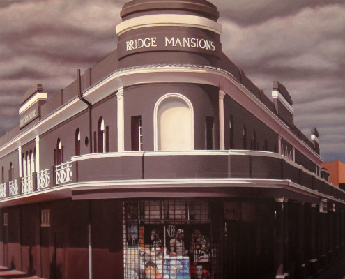 Maré van Noordwyk - Bridge Mansions 24x24