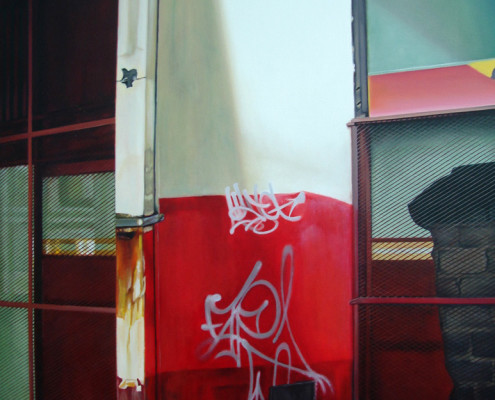 Mare van Noordwyk - Market str JHB ii 60x80cm